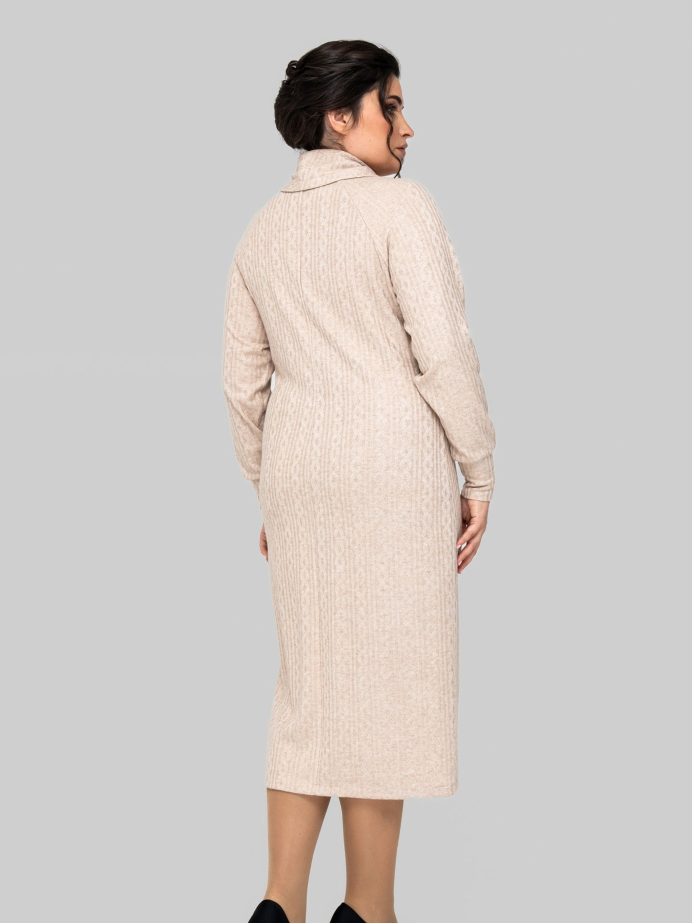 Платье миди All Posa модель ap102212p-prqzhene-moloko Фото