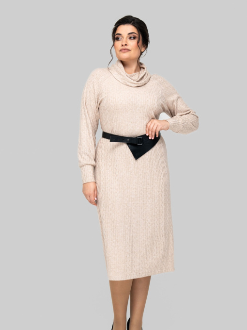 Сукня міді All Posa модель ap102212p-prqzhene-moloko Фото