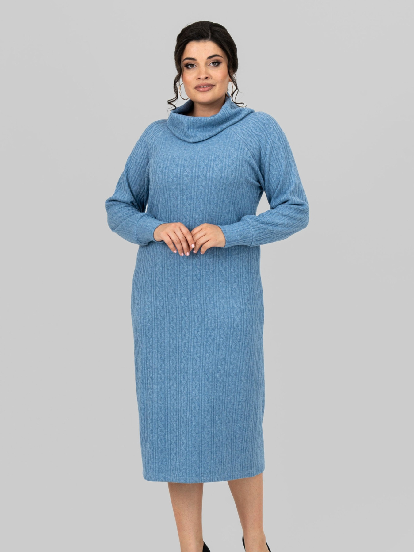 Платье миди All Posa модель ap102212p-dzhins Фото