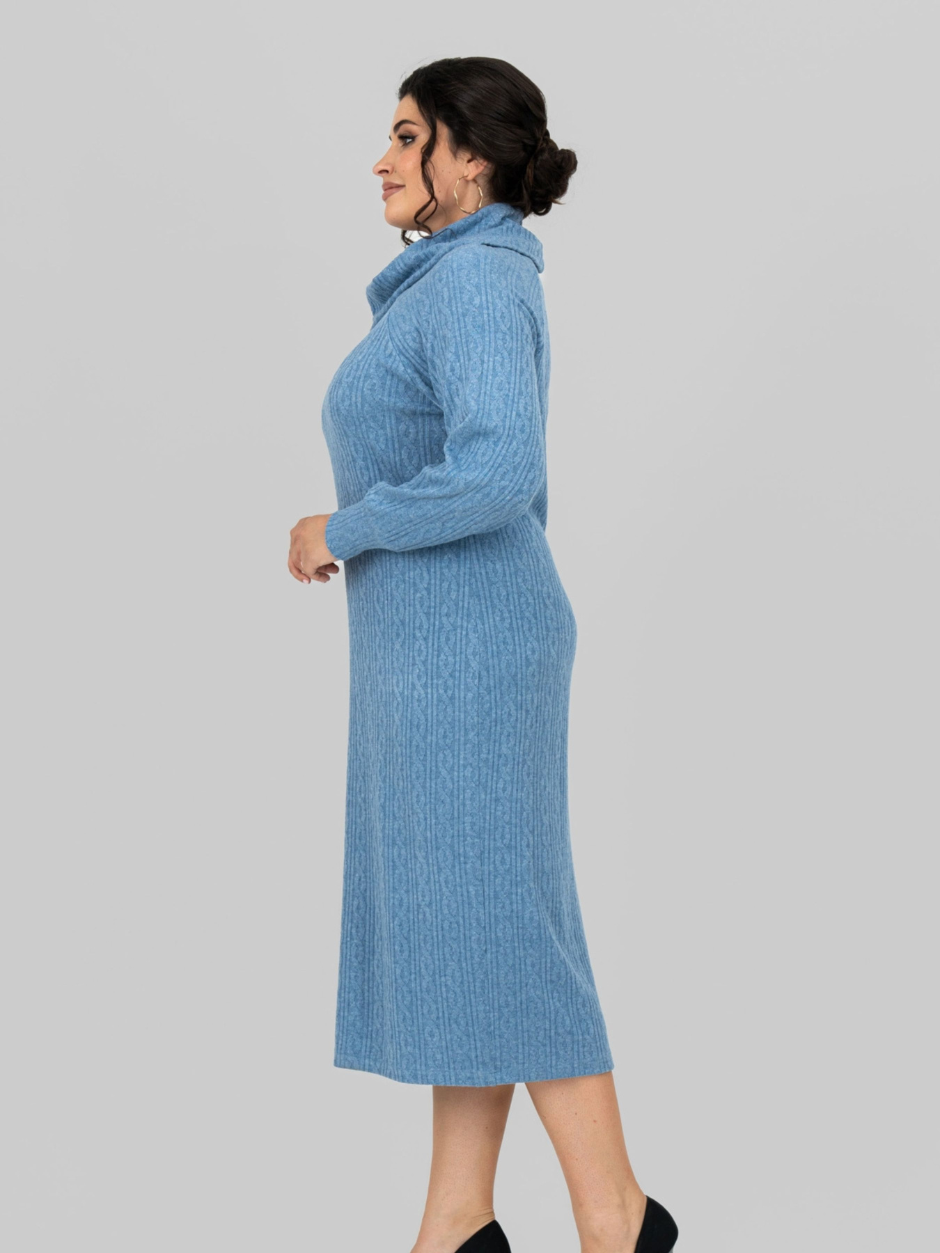 Платье миди All Posa модель ap102212p-dzhins Фото