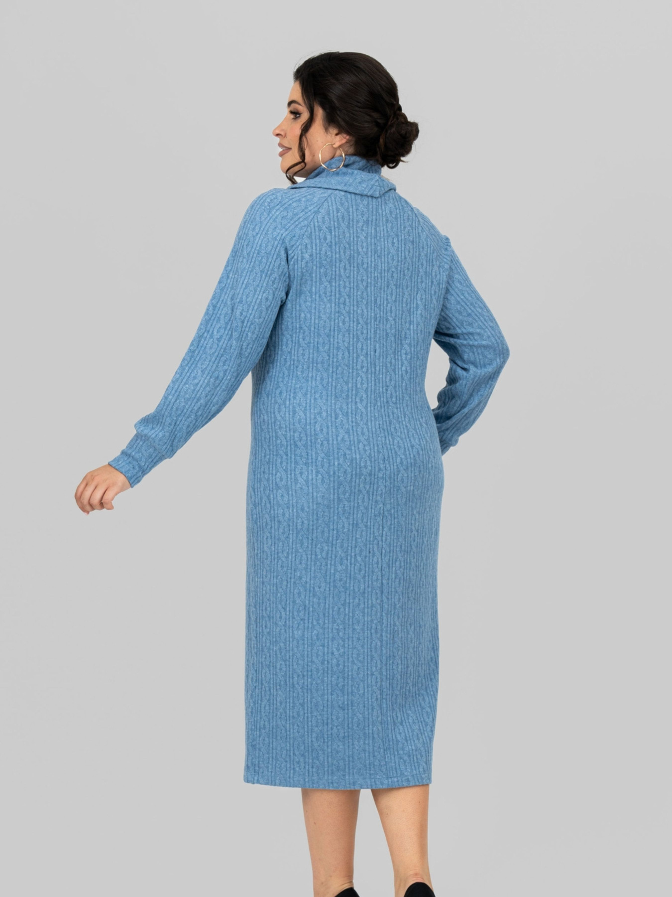 Платье миди All Posa модель ap102212p-dzhins Фото