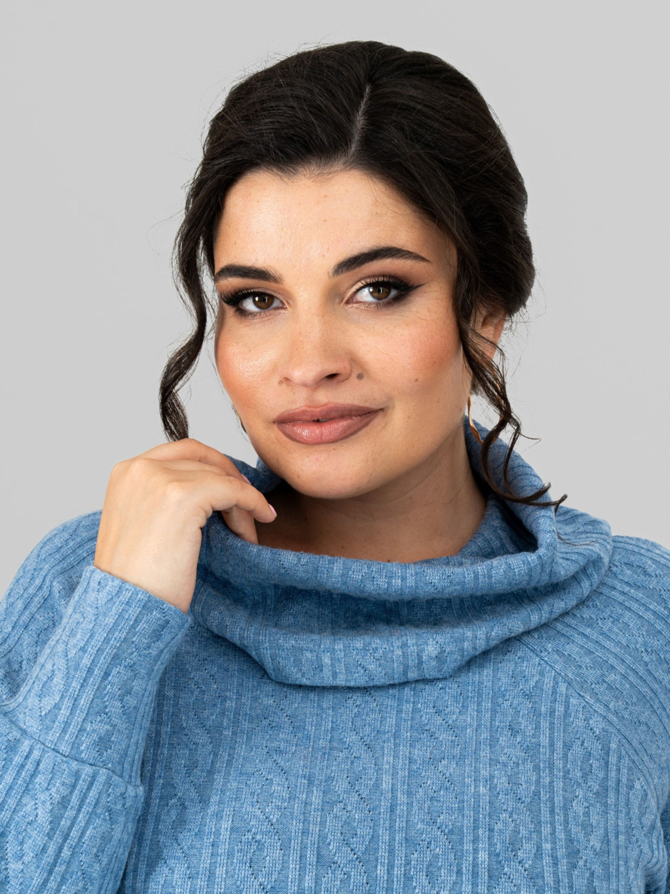 Платье миди All Posa модель ap102212p-dzhins Фото