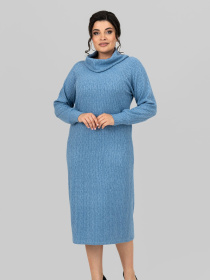 Платье миди All Posa модель ap102212p-dzhins Платье миди All Posa модель ap102212p-dzhins Фото