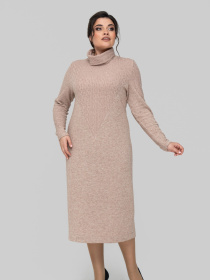 Сукня міді All Posa модель ap102197p-kapuchno Фото