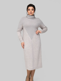 Платье миди All Posa модель ap102197p-kakao Фото