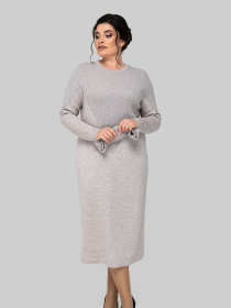 Платье миди All Posa модель ap102197p-kakao Фото