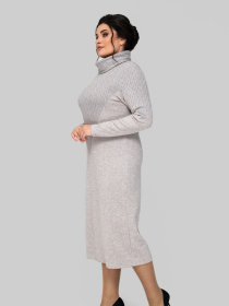 Платье миди All Posa модель ap102197p-kakao Фото