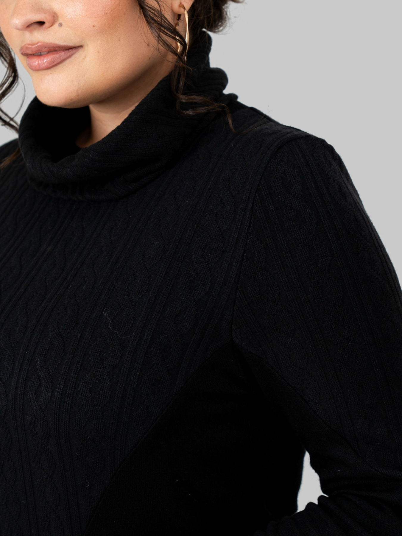 Платье миди All Posa модель ap102197p-chornij Фото