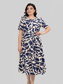 Платье миди All Posa модель ap101993p-sinj Фото