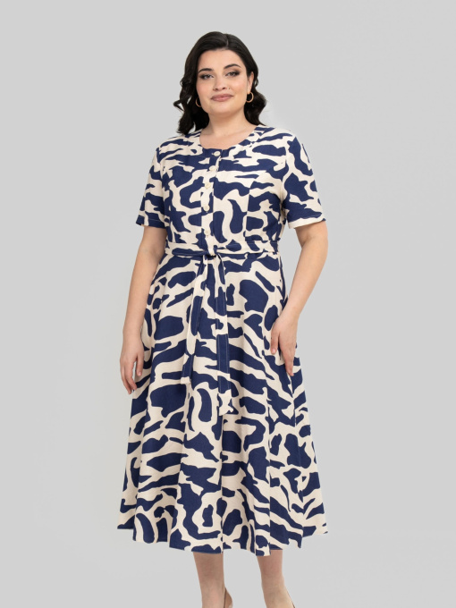 Платье миди All Posa модель ap101993p-sinj Фото