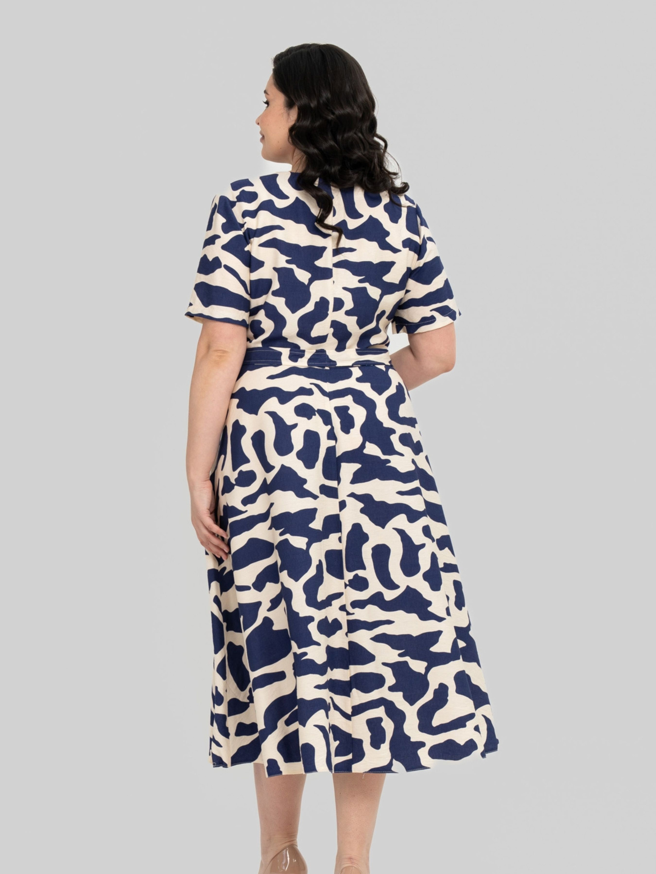 Платье миди All Posa модель ap101993p-sinj Фото