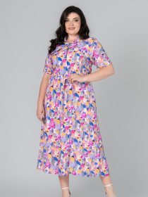 Платье миди All Posa модель ap101989p-kvti Фото