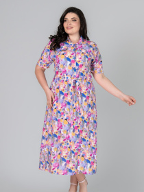 Сукня міді All Posa модель ap101989p-kvti Фото