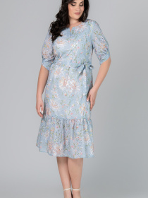 Сукня міді All Posa модель ap101987p-polin Фото