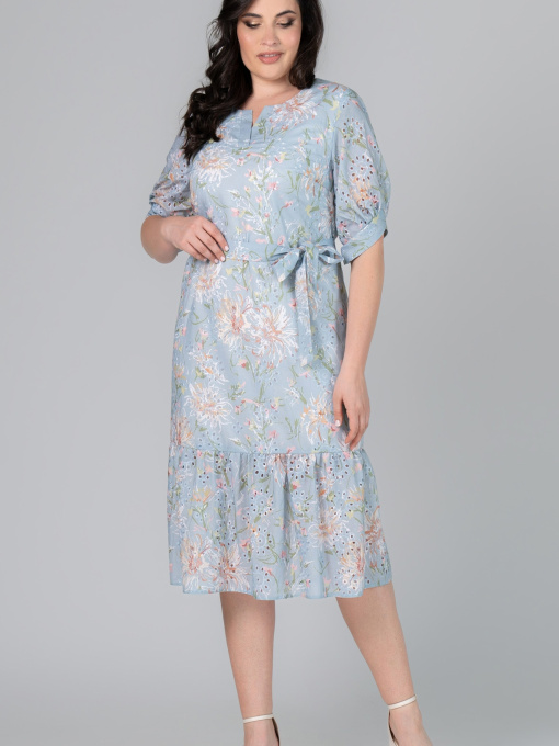 Платье миди All Posa модель ap101987p-polin Фото