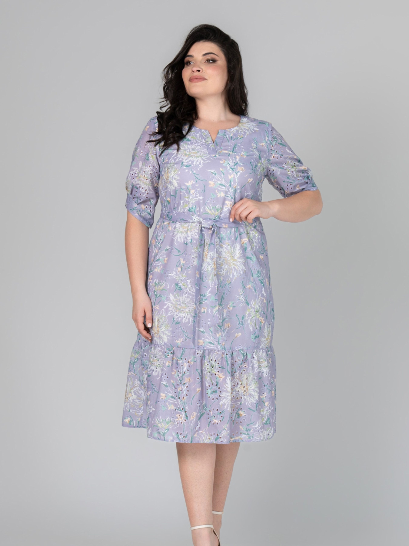 Сукня міді All Posa модель ap101987p-buzok Фото