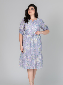 Платье миди All Posa модель ap101987p-buzok Фото