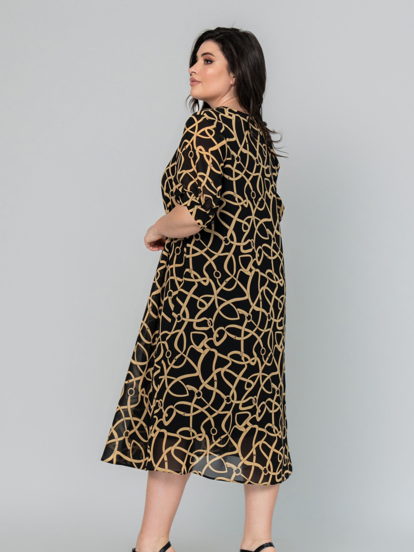 Платье миди All Posa модель ap101958p-lancyuzhki Фото