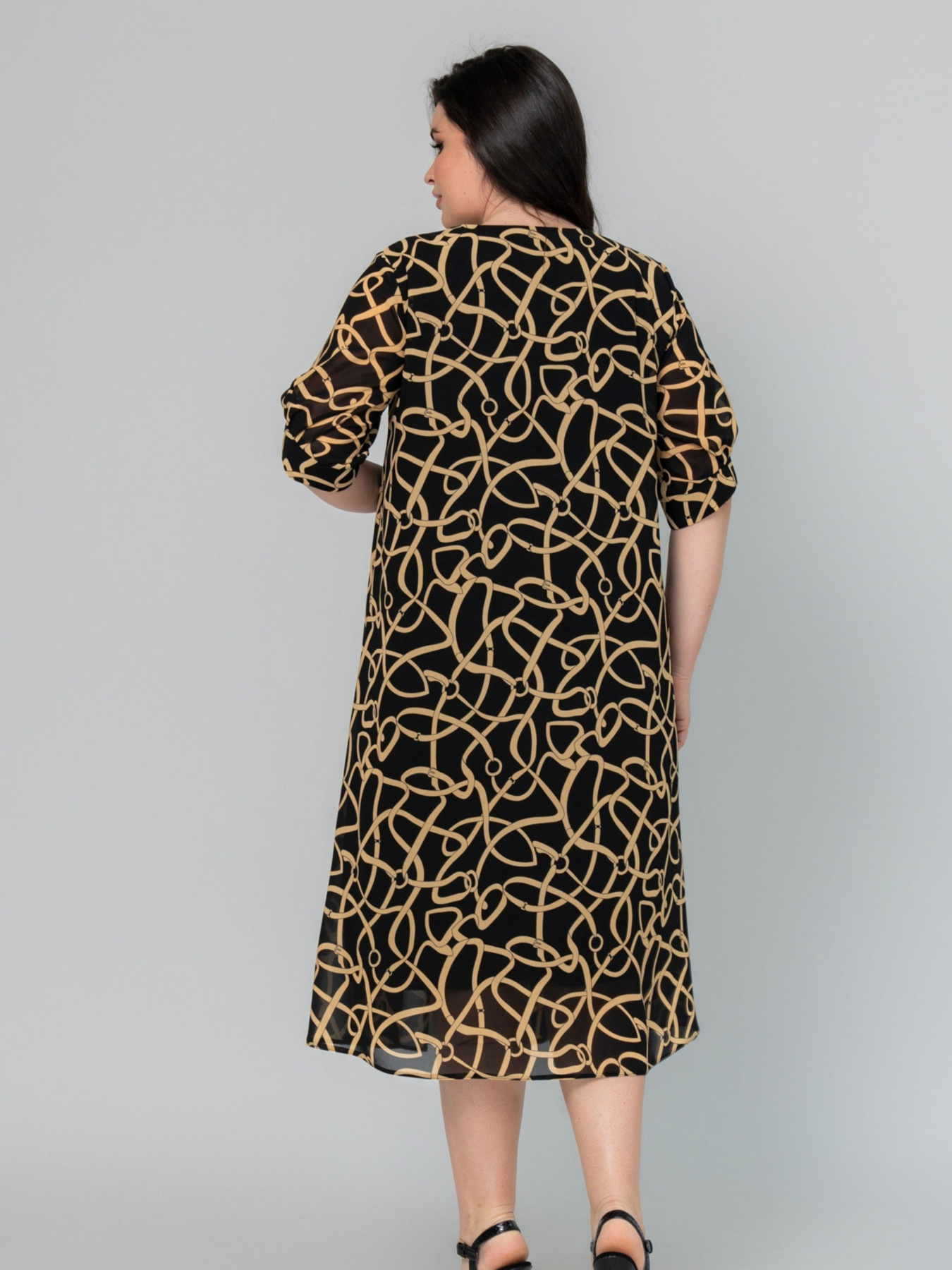 Платье миди All Posa модель ap101958p-lancyuzhki Фото