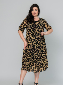 Платье миди All Posa модель ap101958p-lancyuzhki Фото