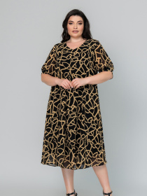 Платье миди All Posa модель ap101958p-lancyuzhki Фото