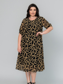 Платье миди All Posa модель ap101958p-lancyuzhki Фото