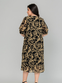 Сукня міді All Posa модель ap101958p-venzelq Фото