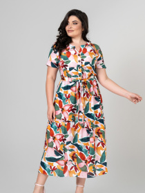 Сукня міді All Posa модель ap101949p-listq Фото