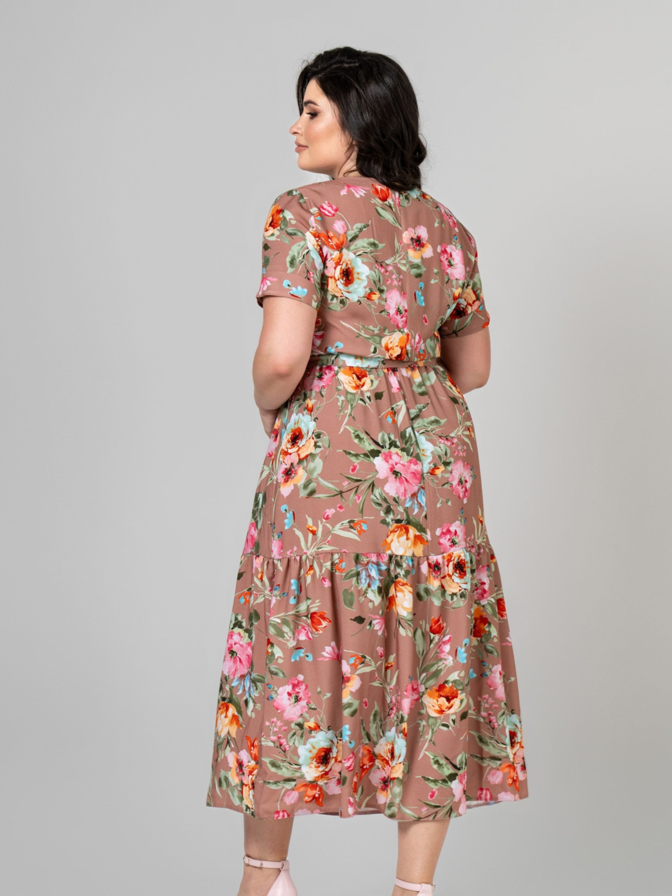 Сукня міді All Posa модель ap101949p-moko Фото