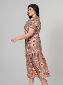 Сукня міді All Posa модель ap101949p-moko Сукня міді All Posa модель ap101949p-moko Фото