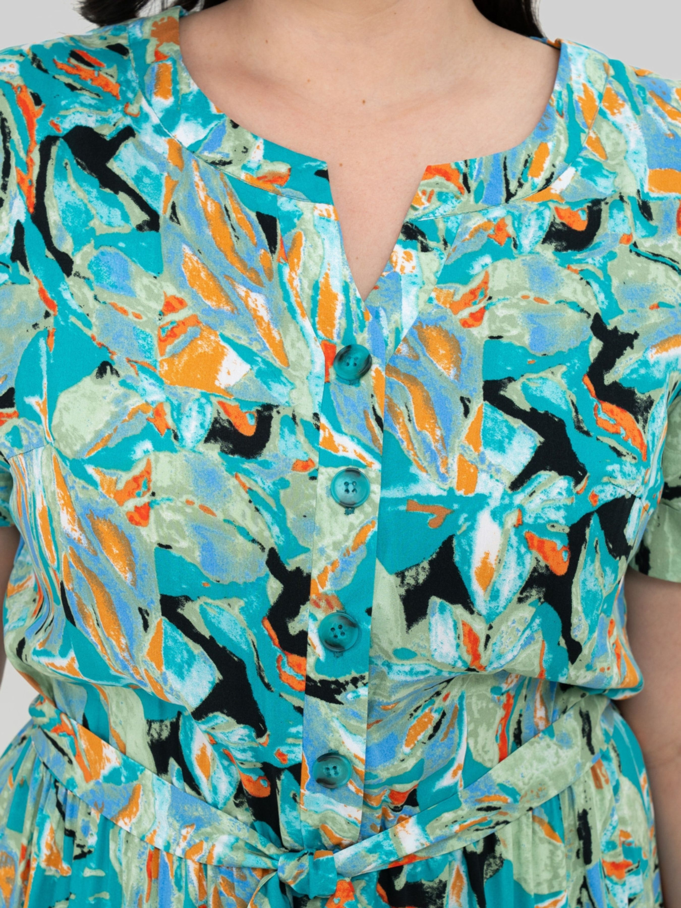 Сукня міді All Posa модель ap101949p-salatovij Фото