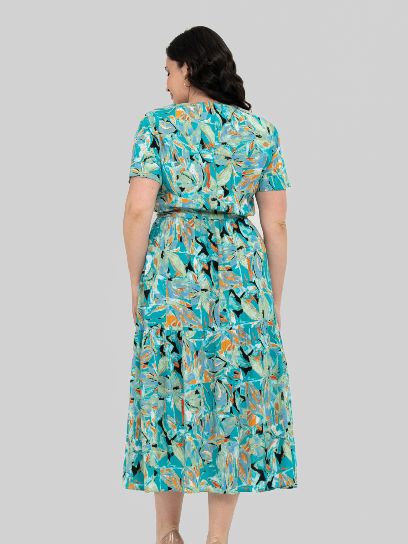 Сукня міді All Posa модель ap101949p-salatovij Фото