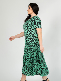 Платье миди All Posa модель ap101915p-salatovij Фото