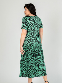 Платье миди All Posa модель ap101915p-salatovij Фото