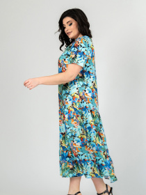 Платье миди All Posa модель ap101915p-listq Фото