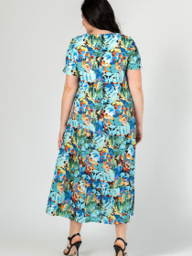 Платье миди All Posa модель ap101915p-listq Фото