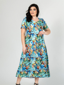 Платье миди All Posa модель ap101915p-listq Фото