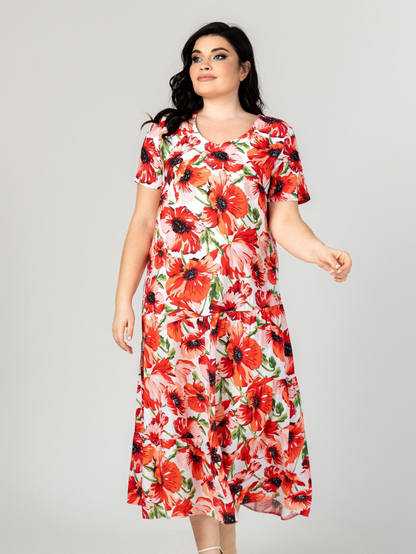 Сукня міді All Posa модель ap101915p-maki Фото