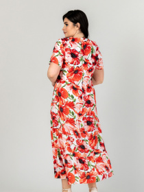 Сукня міді All Posa модель ap101915p-maki Сукня міді All Posa модель ap101915p-maki Фото