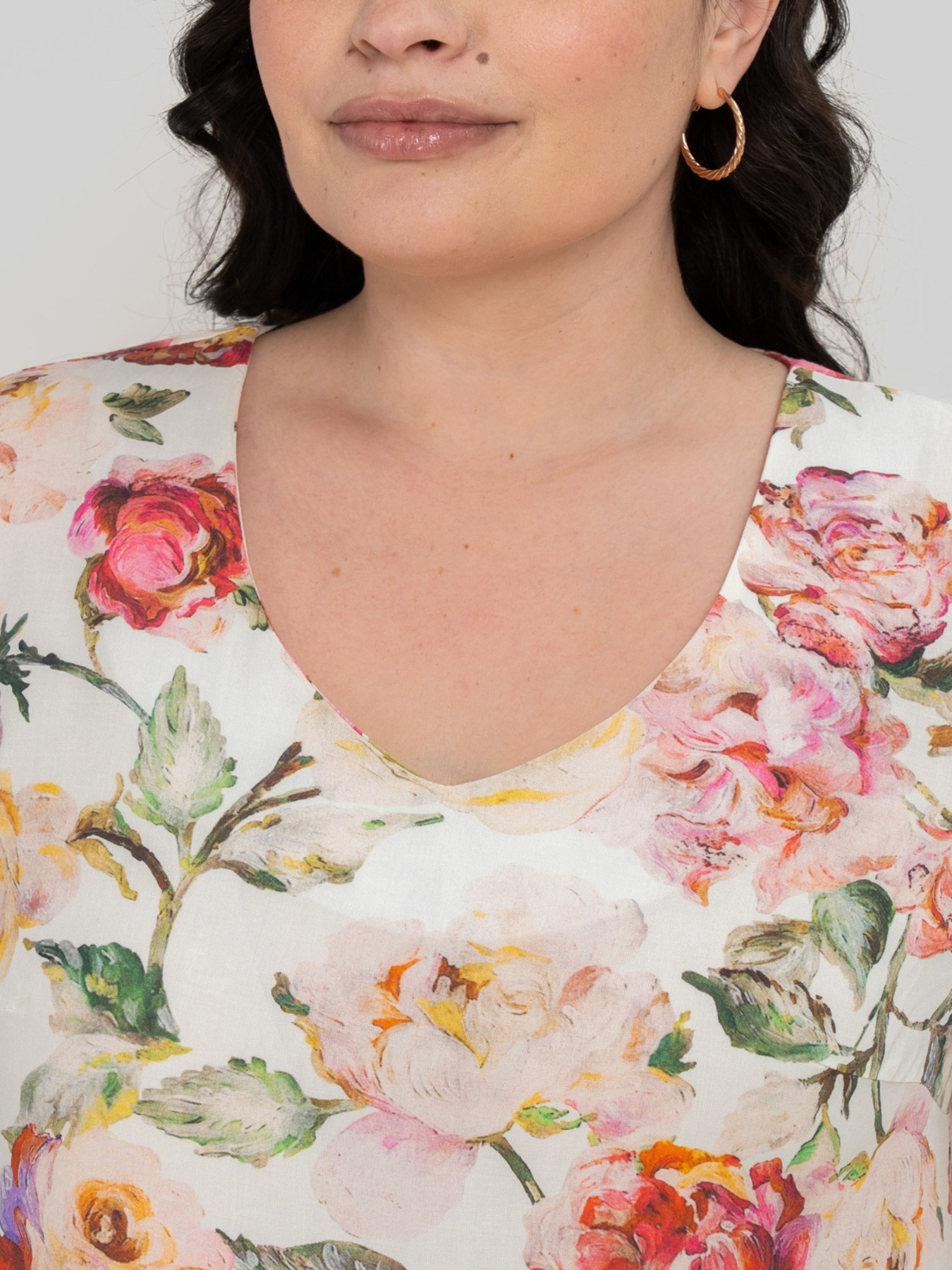 Сукня міді All Posa модель ap101915p-molochnij Фото