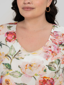 Платье миди All Posa модель ap101915p-molochnij Фото