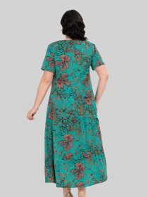 Платье миди All Posa модель ap101915p-zelenij Фото