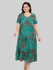 Платье миди All Posa модель ap101915p-zelenij Фото