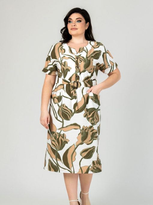 Платье миди All Posa модель ap101910p-blij-hak Фото