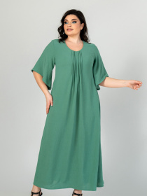 Платье миди All Posa модель ap101906p-zelenij Фото