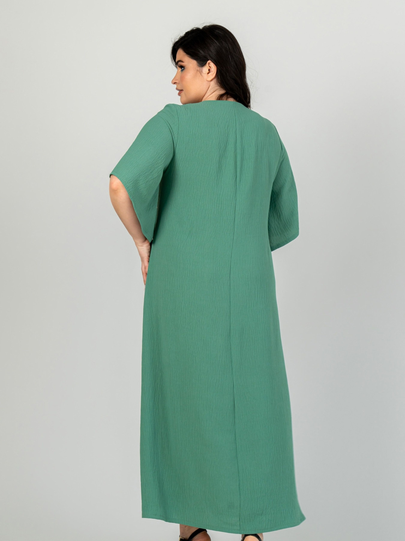 Сукня міді All Posa модель ap101906p-zelenij Фото