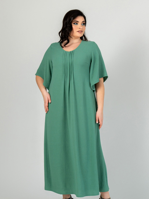 Платье миди All Posa модель ap101906p-zelenij Фото