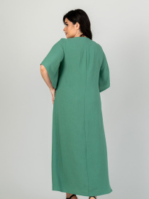 Сукня міді All Posa модель ap101906p-zelenij Фото