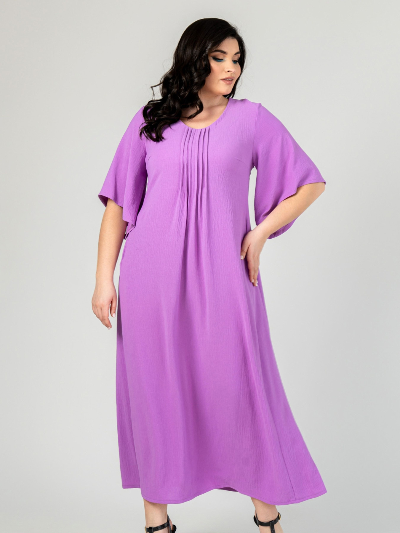 Сукня міді All Posa модель ap101906p-buzok Фото