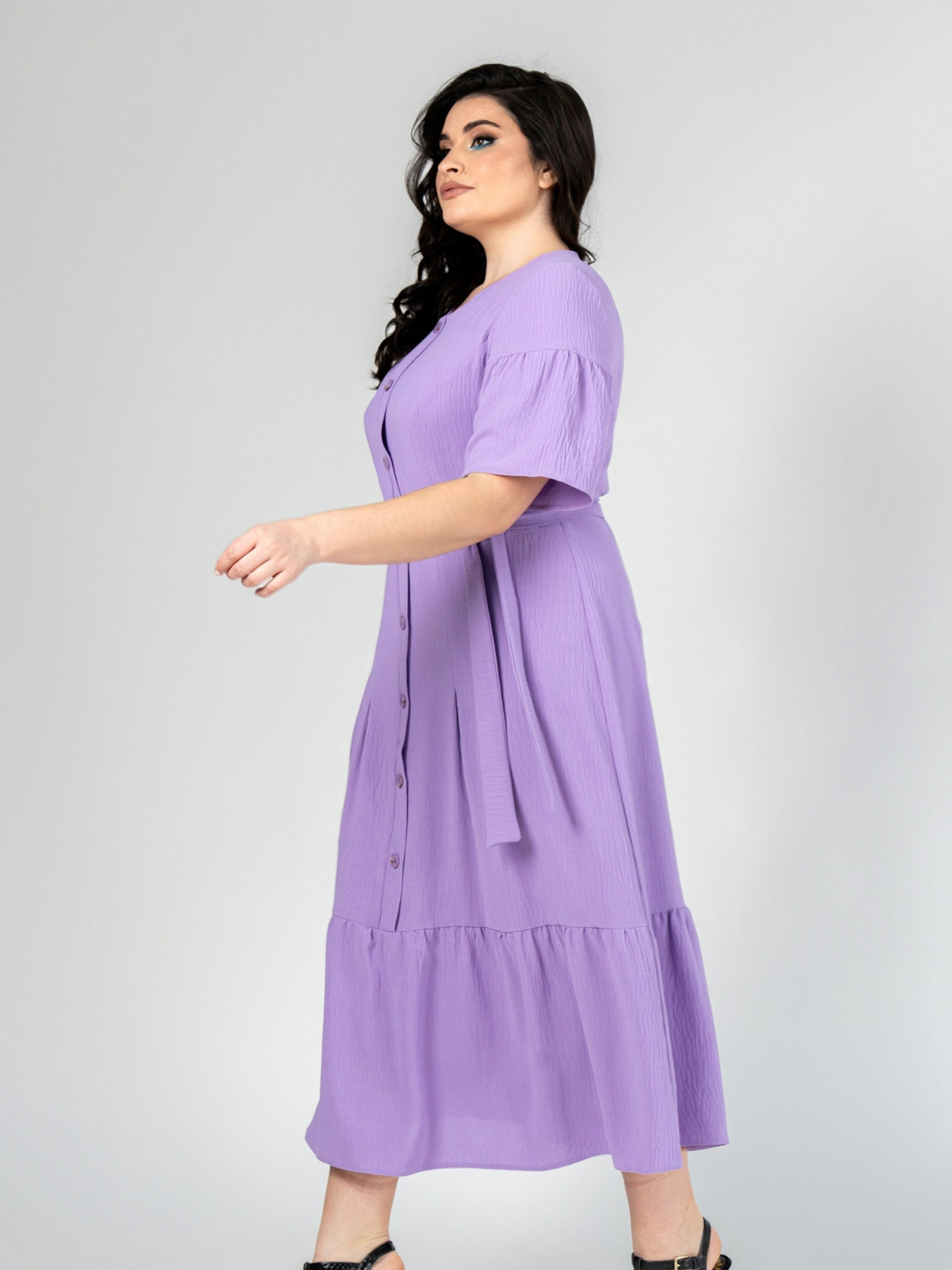 Платье миди All Posa модель ap101900p-buzok Фото